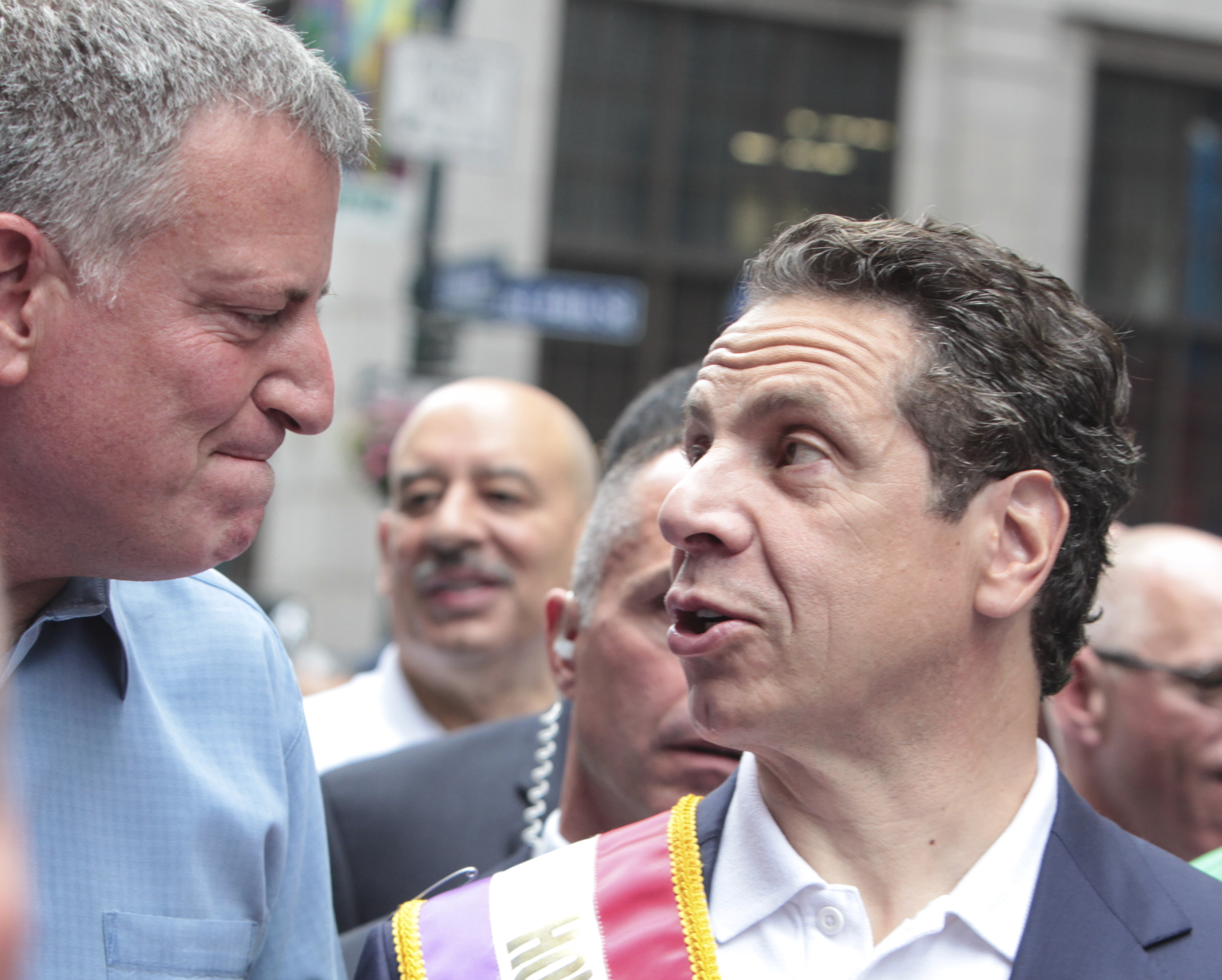 Cuomo and de Blasio